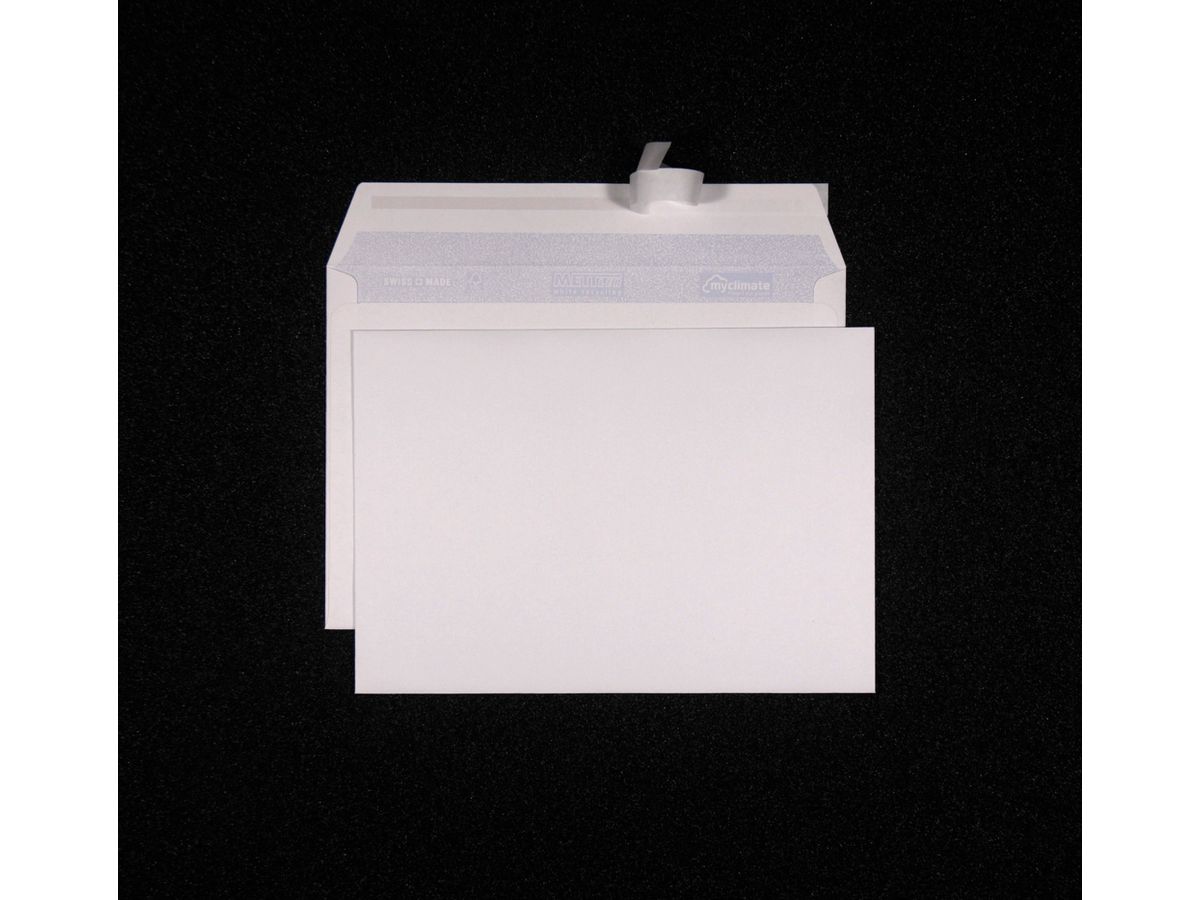 METTLER Couvert ohne Fenster C5 8246 100g, recycling weiss 500 Stk. (7640126061412)