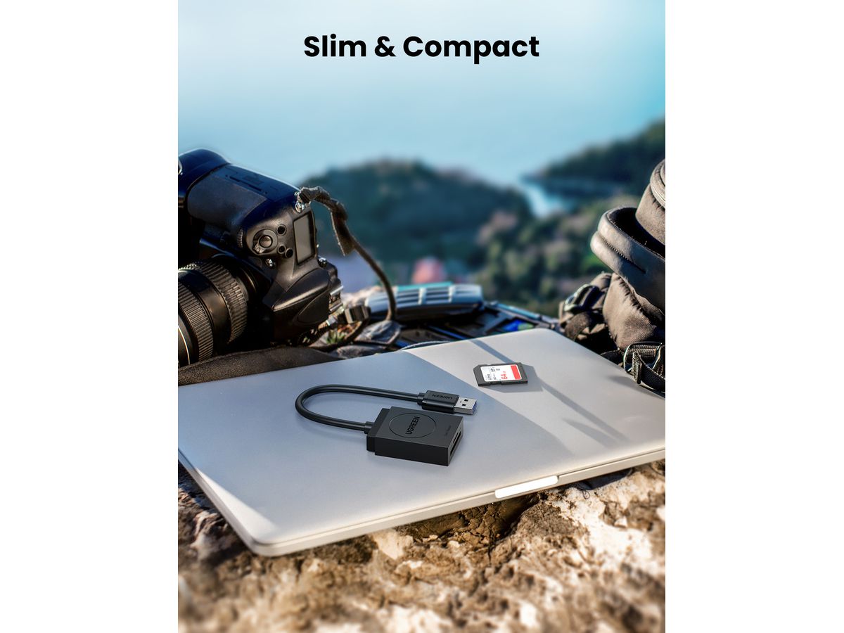 UGREEN 2-in-1 USB 3.0 A CardReader 20250 (6957303822508)