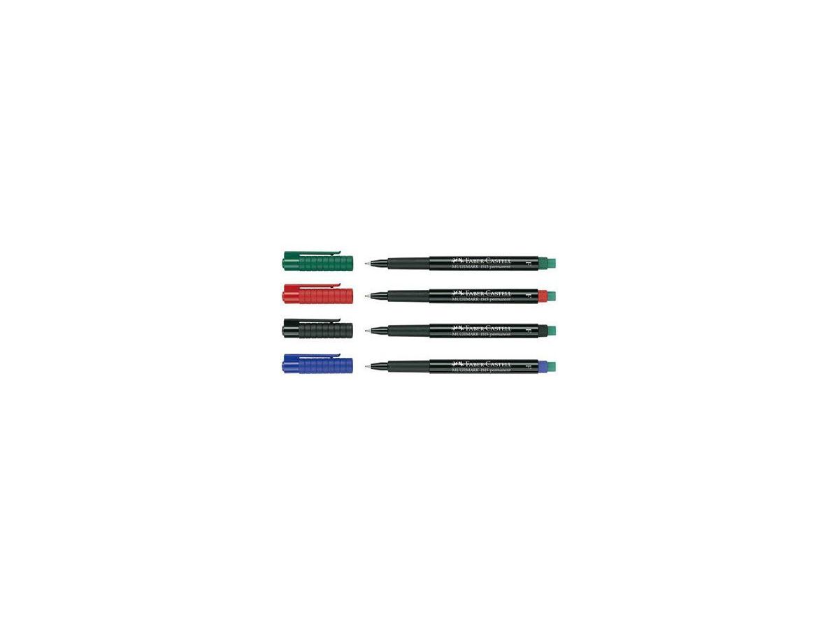 FABER-CASTELL OHP MULTIMARK F 151304 4-colori ass. permanenti (4005401513049)