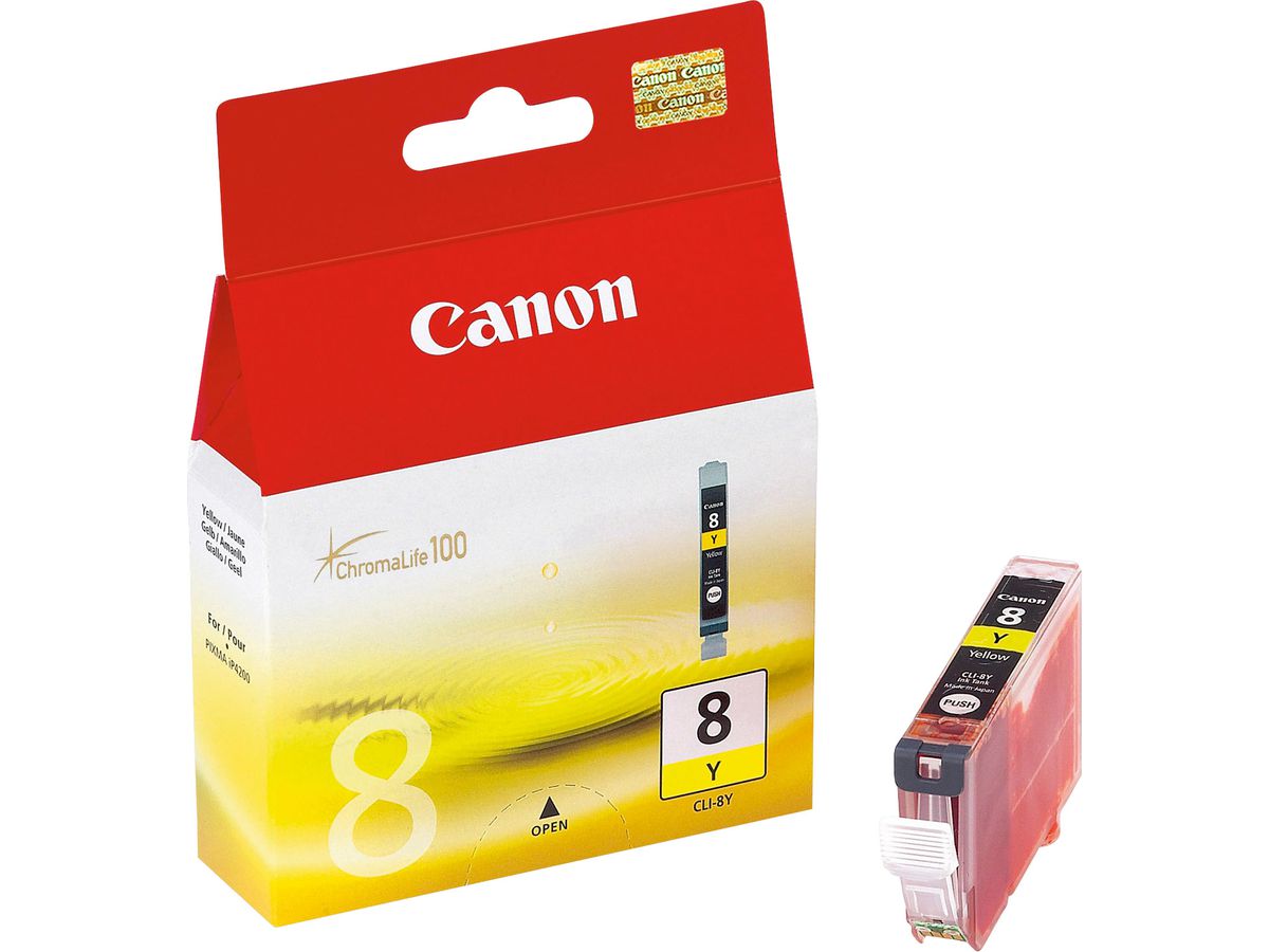 CANON Cart. d'inchiostro yellow CLI-8Y PIXMA iP 5200 13ml (4960999272825)