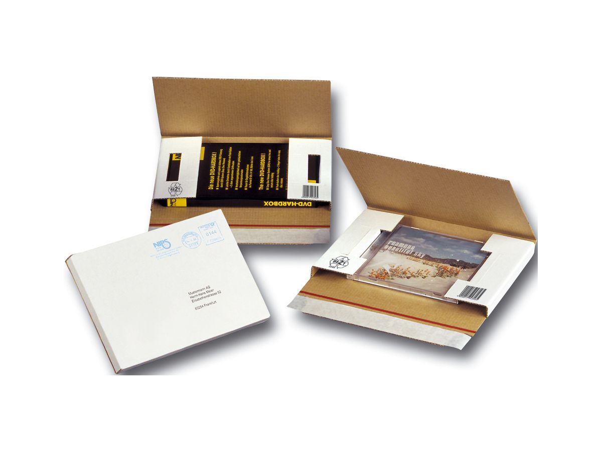 ELCO Versandtasche CD/DVD 3 Stück 846181161 weiss 223x155x20mm (7611722002017)