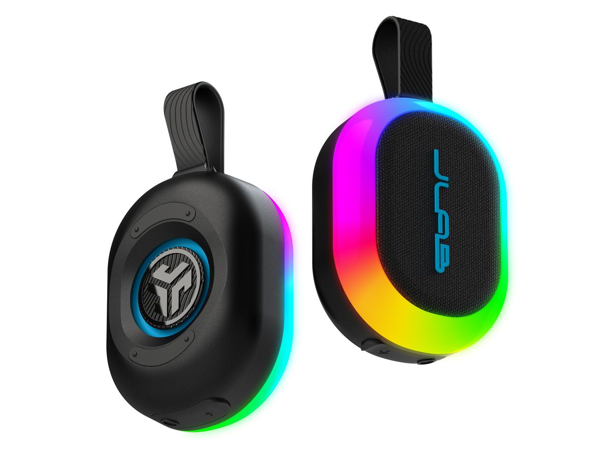 JLAB POP Party Portable Speaker IEUSBPOPRBLK123 Wireless, Black (0810119073792)