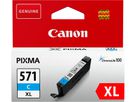 CANON Tintenpatrone XL cyan CLI-571XLC PIXMA MG5750 11ml (4549292032857)