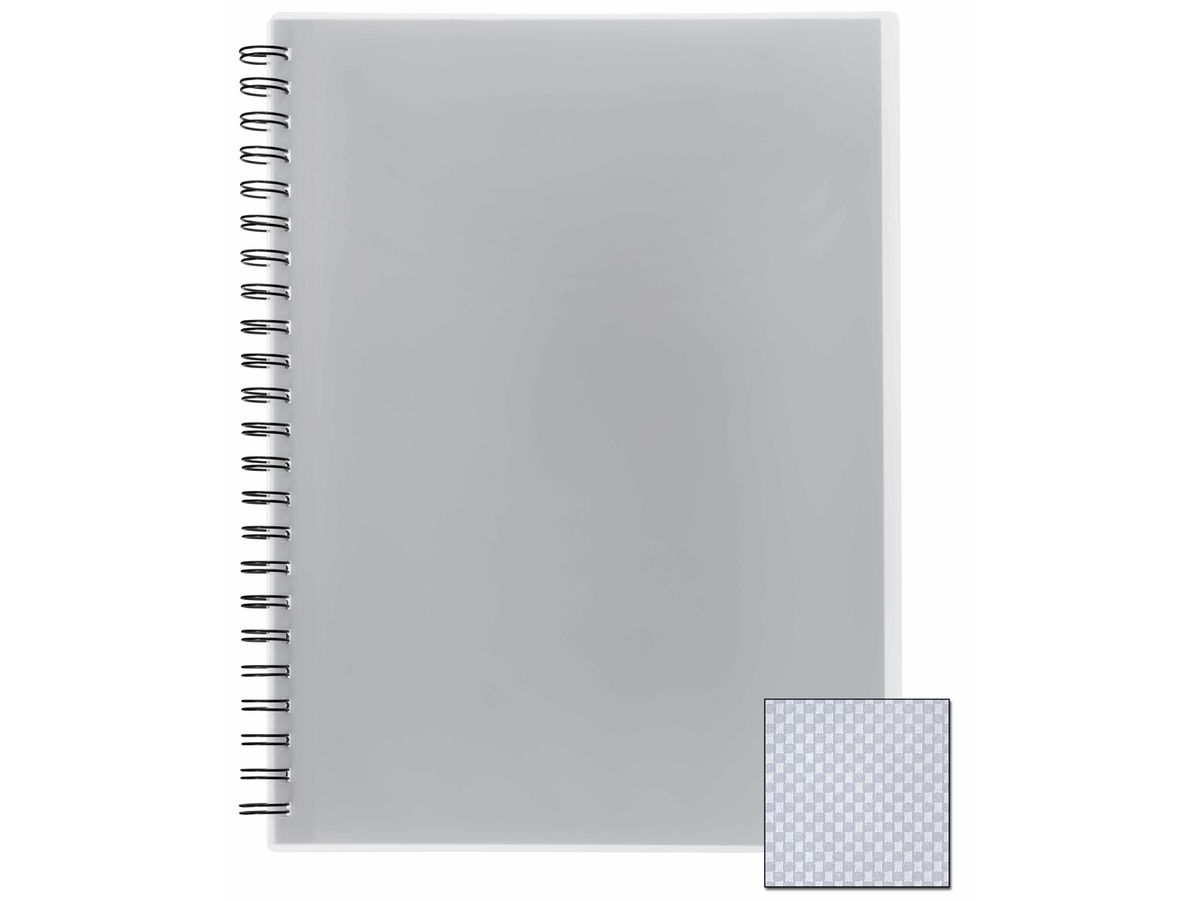 KOLMA Spiralsichtbuch A4 02.641.00 transparent 20 Taschen (7611967021521)