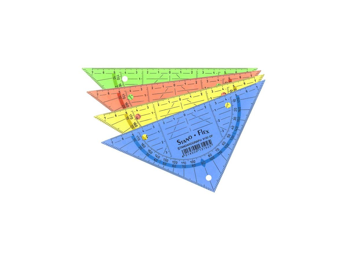 DUX Equerre Stano flex 14cm 9192OFX transparent, ass. (4014509141382)