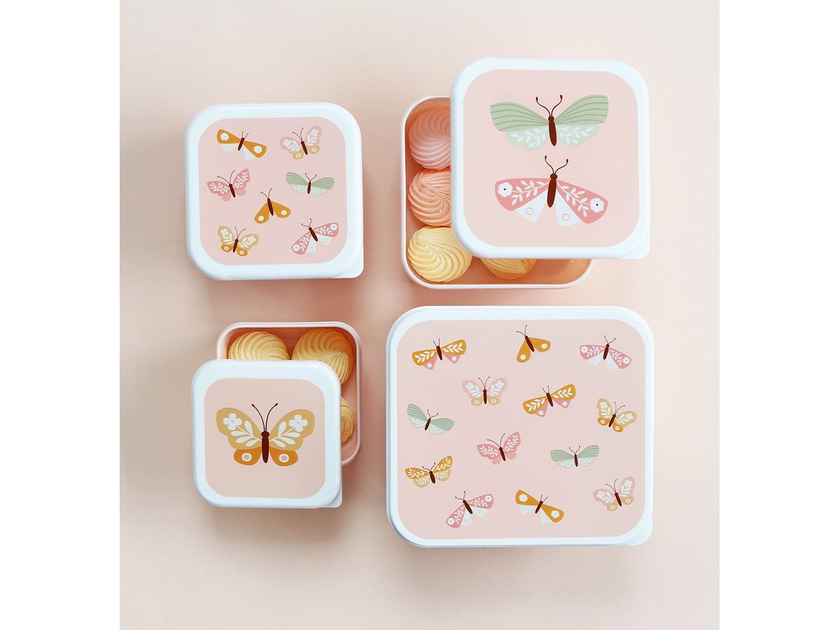 ALLC Lunch & Snackbox Set SBSEBU42 Butterflies (8719715001920)