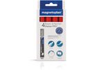 MAGNETOPLAN Marker combiné Pro+ 1228106 rouge 4 pcs. (4013695024820)