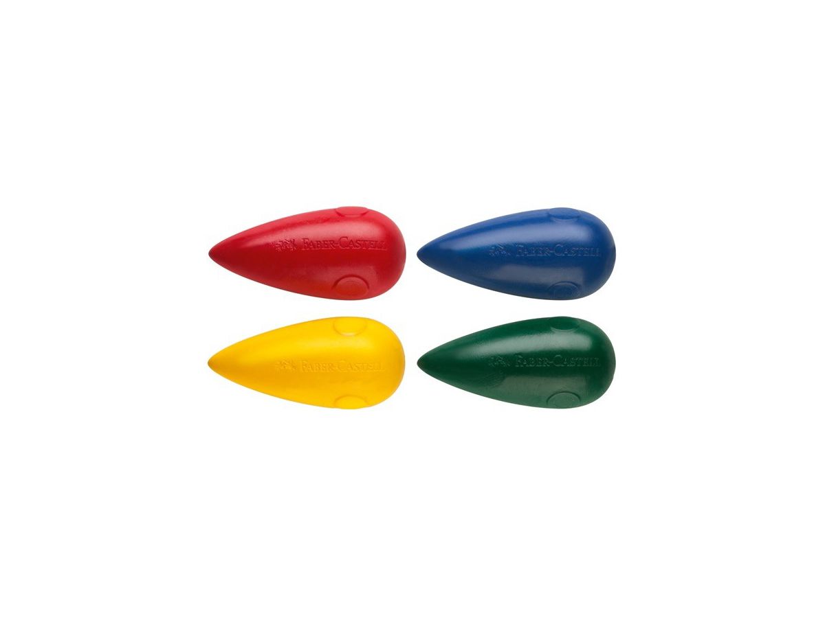 FABER-CASTELL Gesso pere 120405 4 colori (4005401204053)