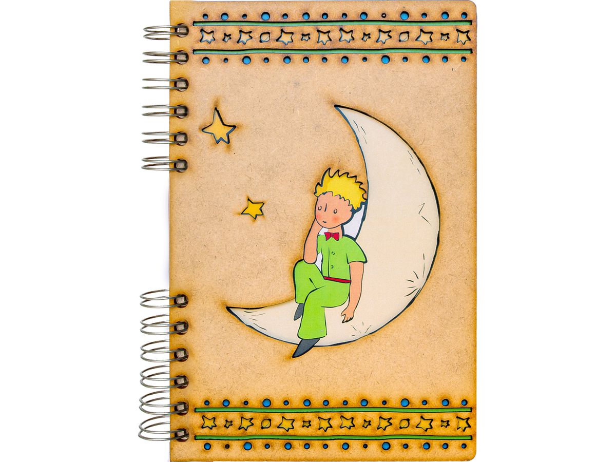 KOMONI Taccuino Le petit Prince A5 LPP-MAA5G foderato 90 fogli (8720634489805)