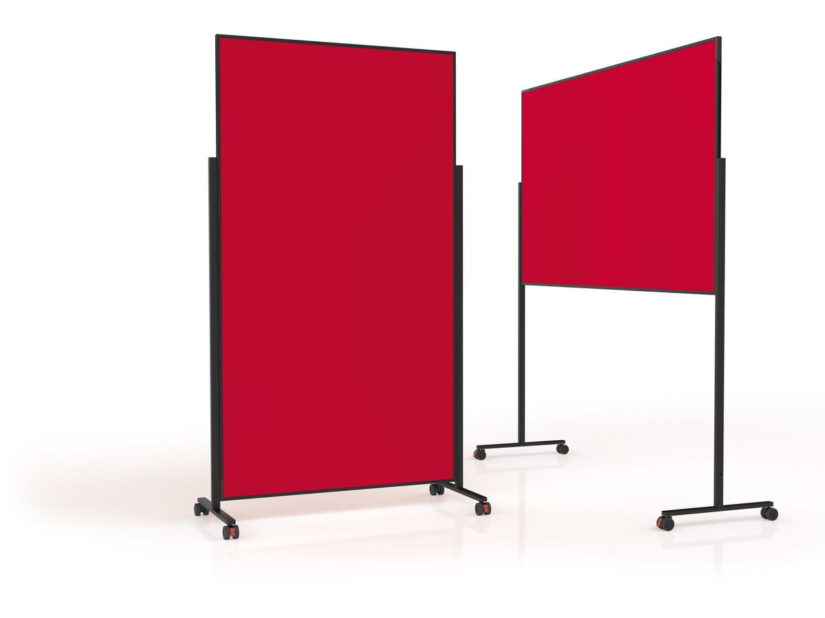 MAGNETOPLAN Design Lavagna Present. VP 1181206 rosso, feltro 1000x1800mm (4013695064185)