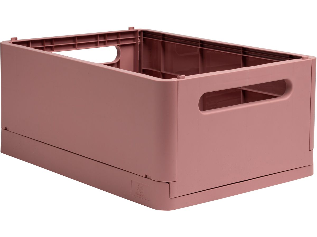 EXACOMPTA Box pieghevole Skandi A4+ 27238D Maxi rosa scuro 375x40x275mm (9002493272385)
