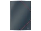 LEITZ Cartellina c. elastico Cosy A4 3002-00-89 grigio, cartone (4002432125869)
