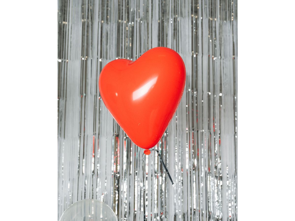 I AM CREATIVE Ballons Herz 27cm 1000-1073 rot 6 Stück (7611983246991)