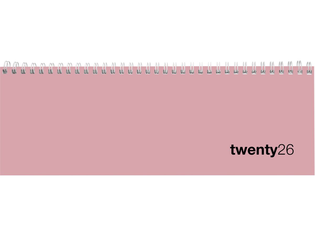 BIELLA Agenda Colorful 2026 888377400026U 1S/2P rosa ML 29.7x10.5cm (7611365527908)