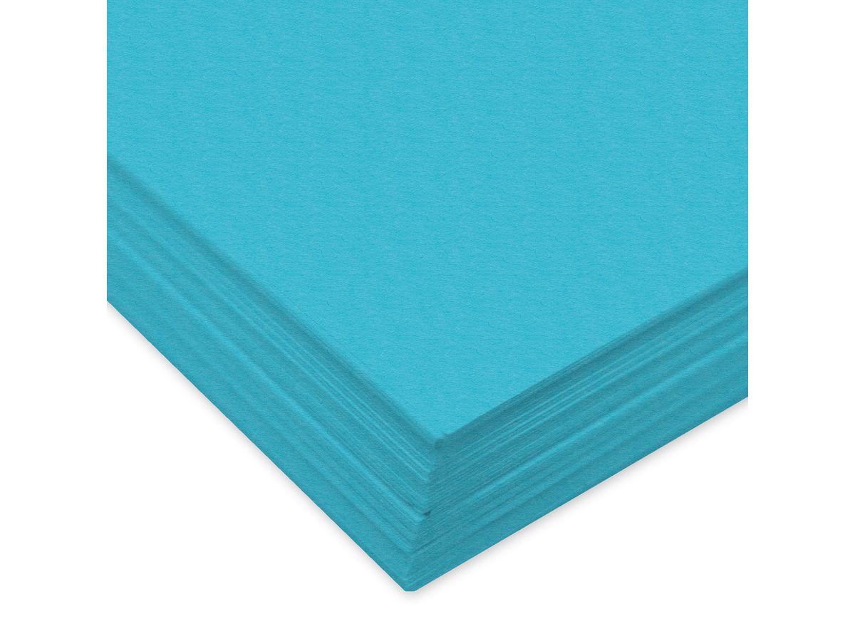 URSUS Tonzeichenpapier A4 2174631 130g, hellblau 100 Blatt (7612532004208)