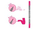 ONLINE Callibrush Pen Double Tip 2mm 19056/6 Fluo Pink (4014421190567)