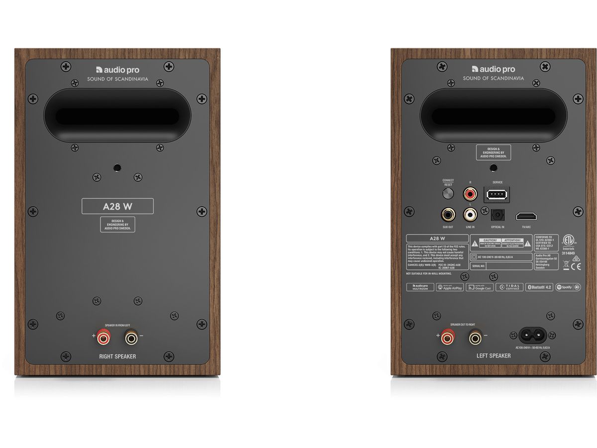 AUDIO PRO Speaker A28 W 15347 Walnut, 1 pair (7330117153478)