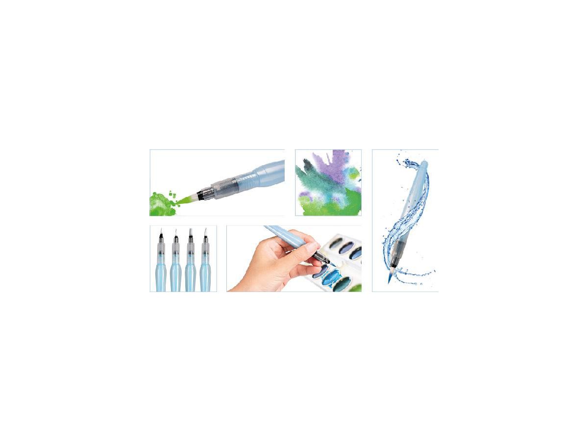 PENTEL Aquash Wasserpinsel F XFRH/1-F blau (4016284332023)