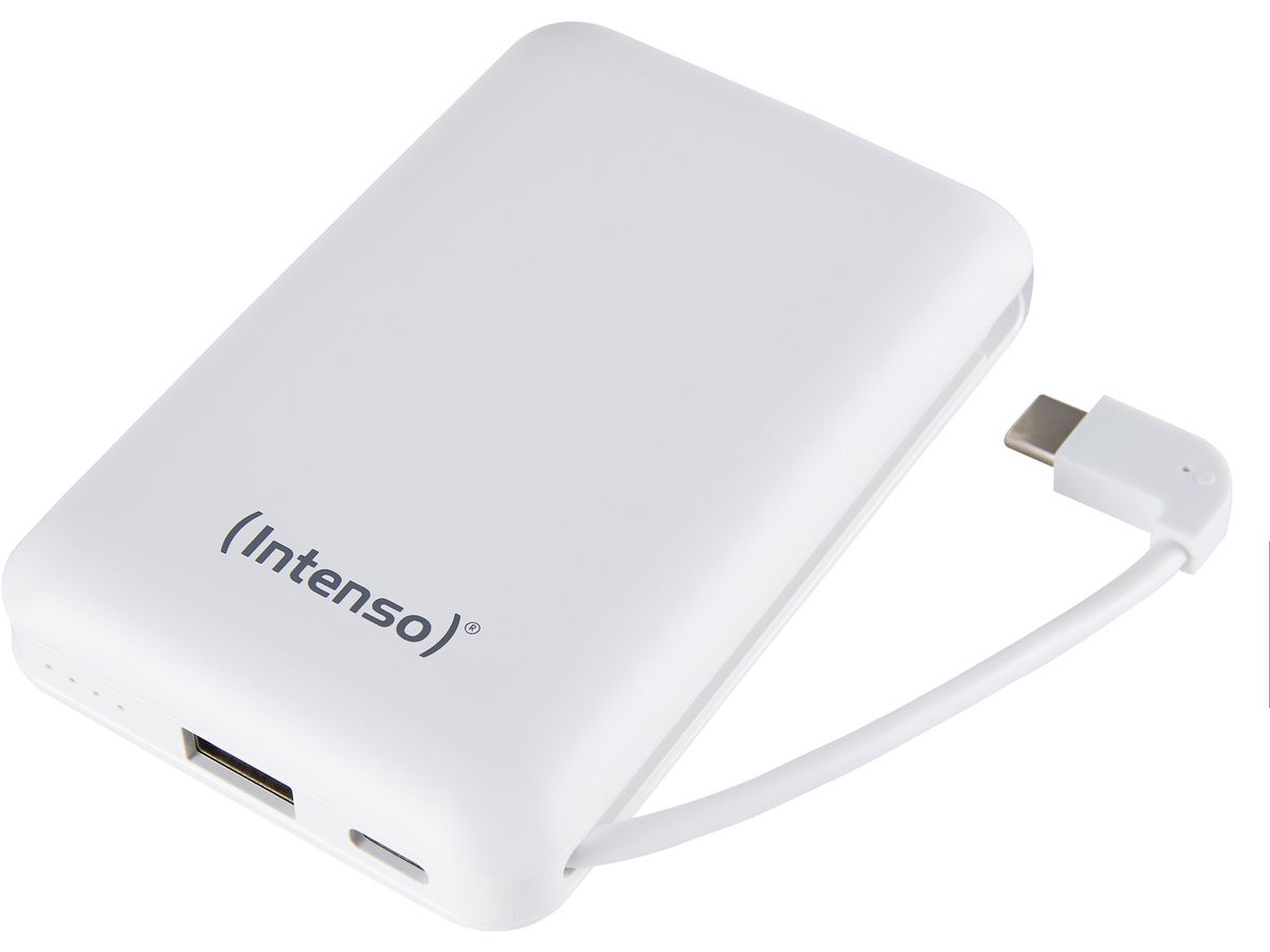 INTENSO Powerbank XC10000, white 7314532 10000 mAh, USB-A, USB-C (4034303030156)