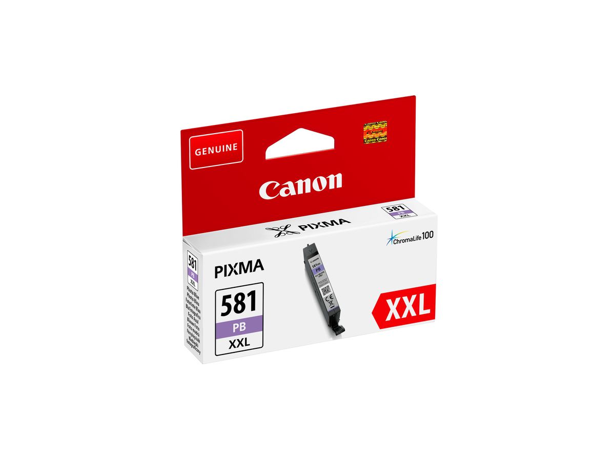 CANON Tintenpatrone XXL Photoblau CLI-581 Pixma TS8150/TS9150 11.7ml (4549292086966)