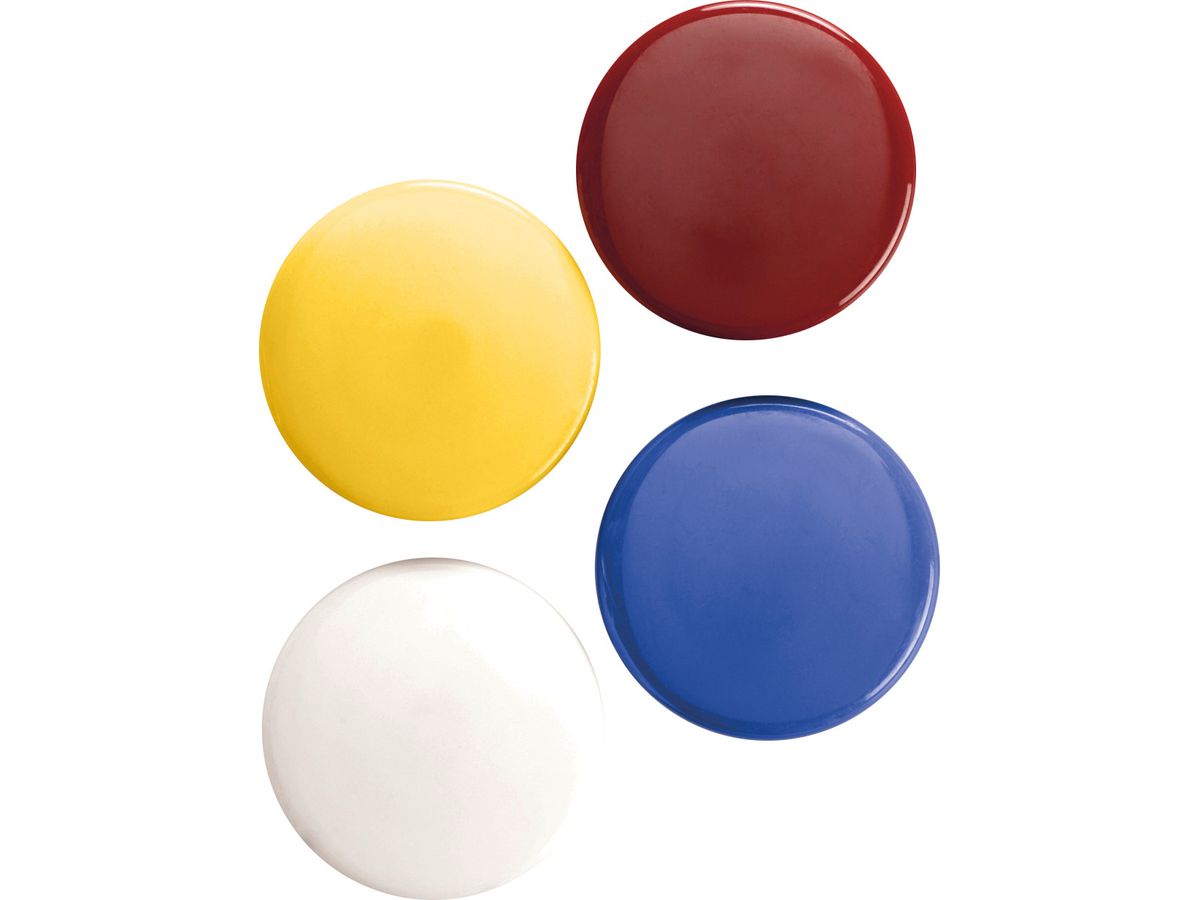 MAGNETOPLAN Calamita Sebnale 16664 ass. D=40mm 4 pezzi (4013695028378)