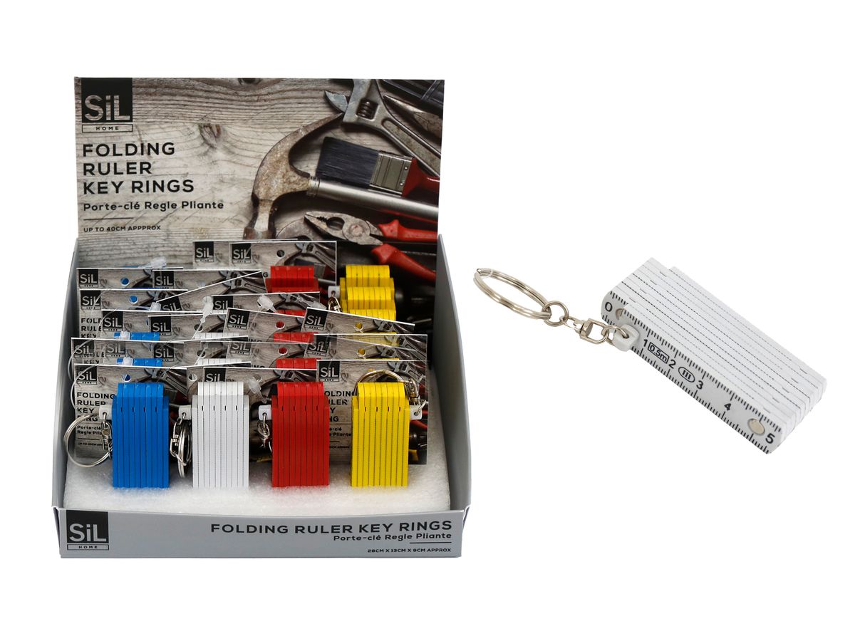 ROOST Porte-clés 10x3.5cm KK0145 Mètre pliant (5024418777052)