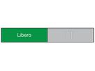 BEREC Targa per porte 37,4x152mm 314.089 Allu, Libero-Occupato (7640106625672)