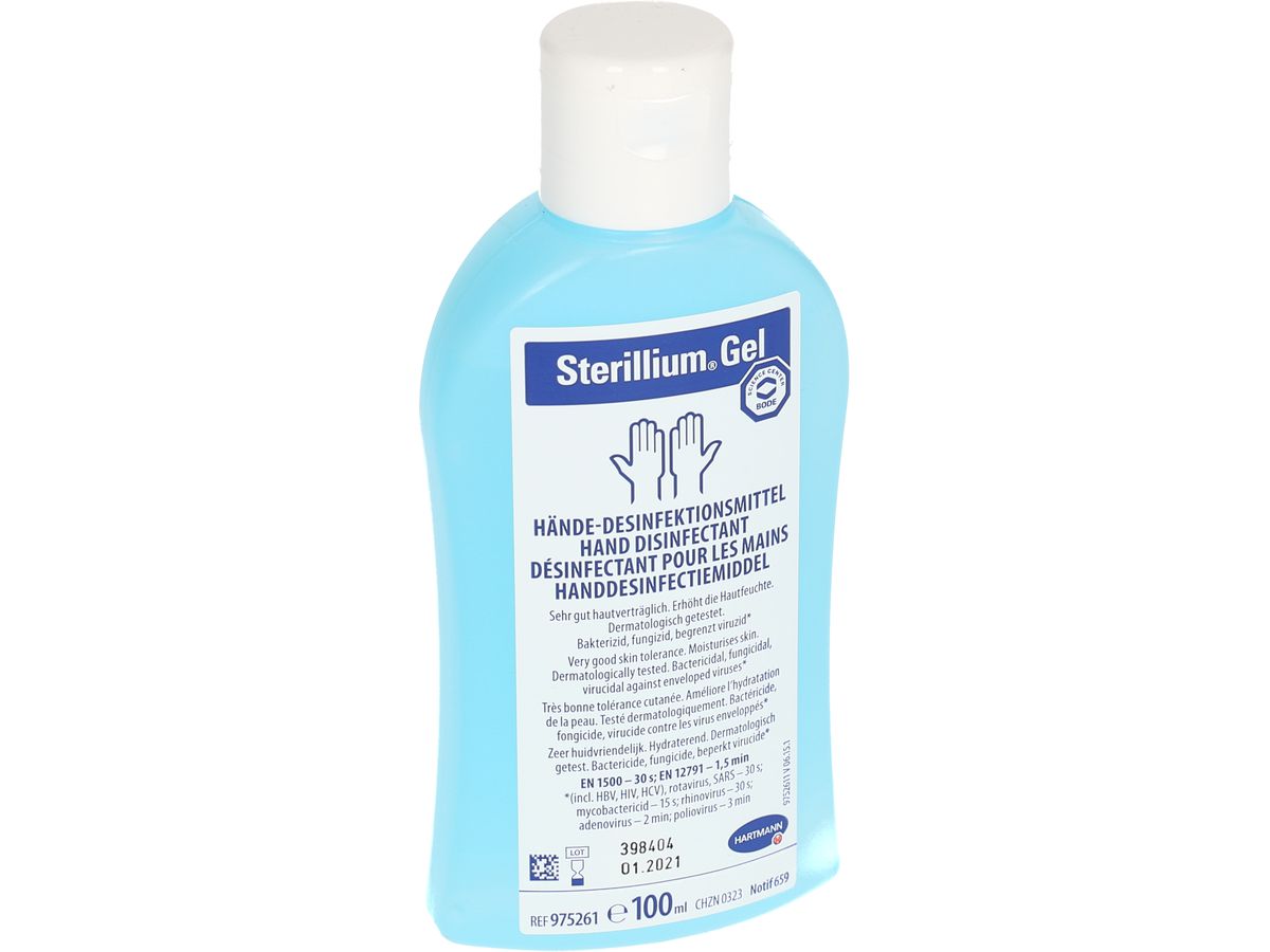 HARTMANN Händedesinfektionsgel 100ml 9804154 Flasche (4031678036196)