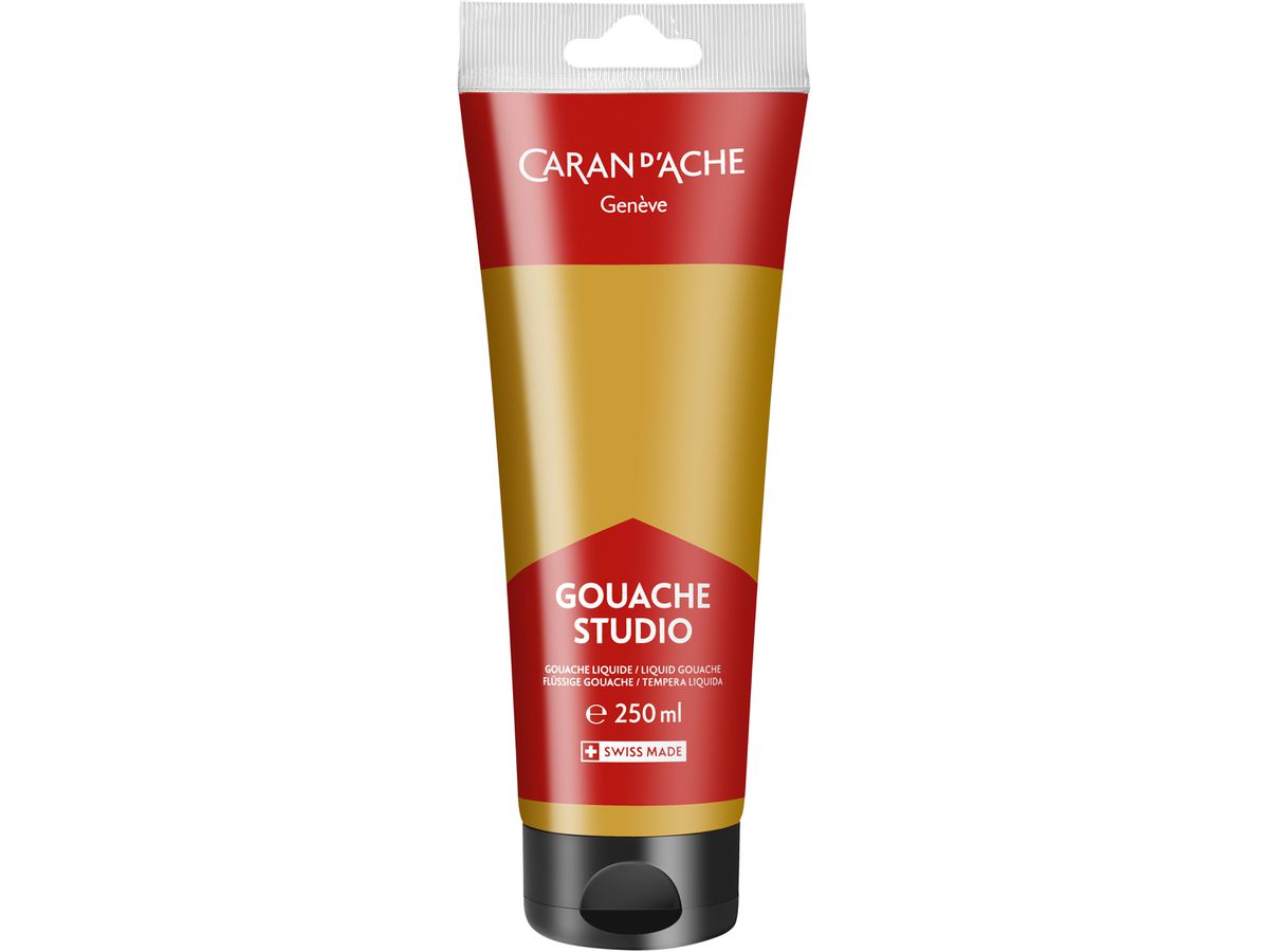 CARAN D'ACHE Deckfarbe Gouache 250ml 2330.035 ockre, Studio (7630002358446)