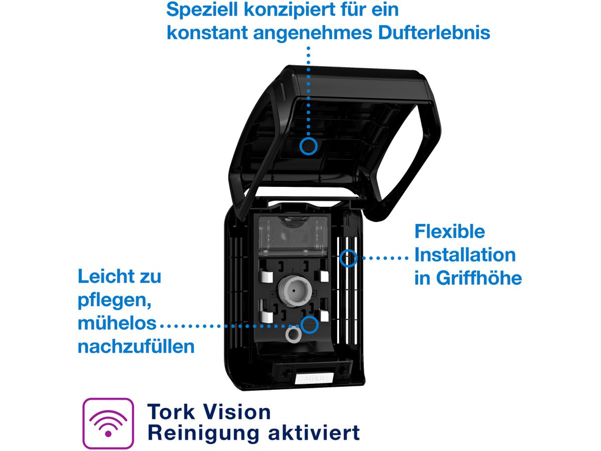 TORK Spender für Lufterfrischer A3 256011 schwarz (7322541888828)