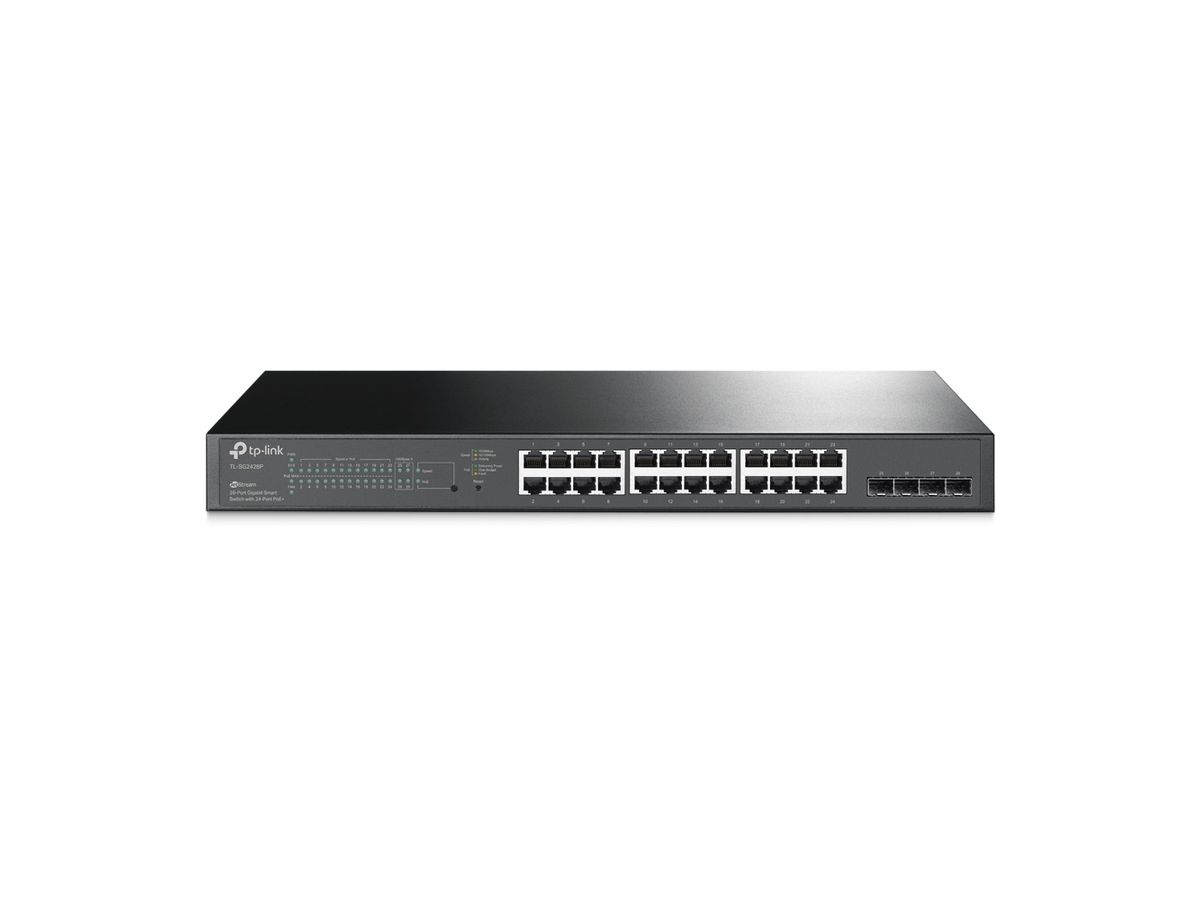 TP-LINK JetStream 28-Port Gigabit SG2428P Smart Switch 24x Poe+, 4x SFP (6935364030650)