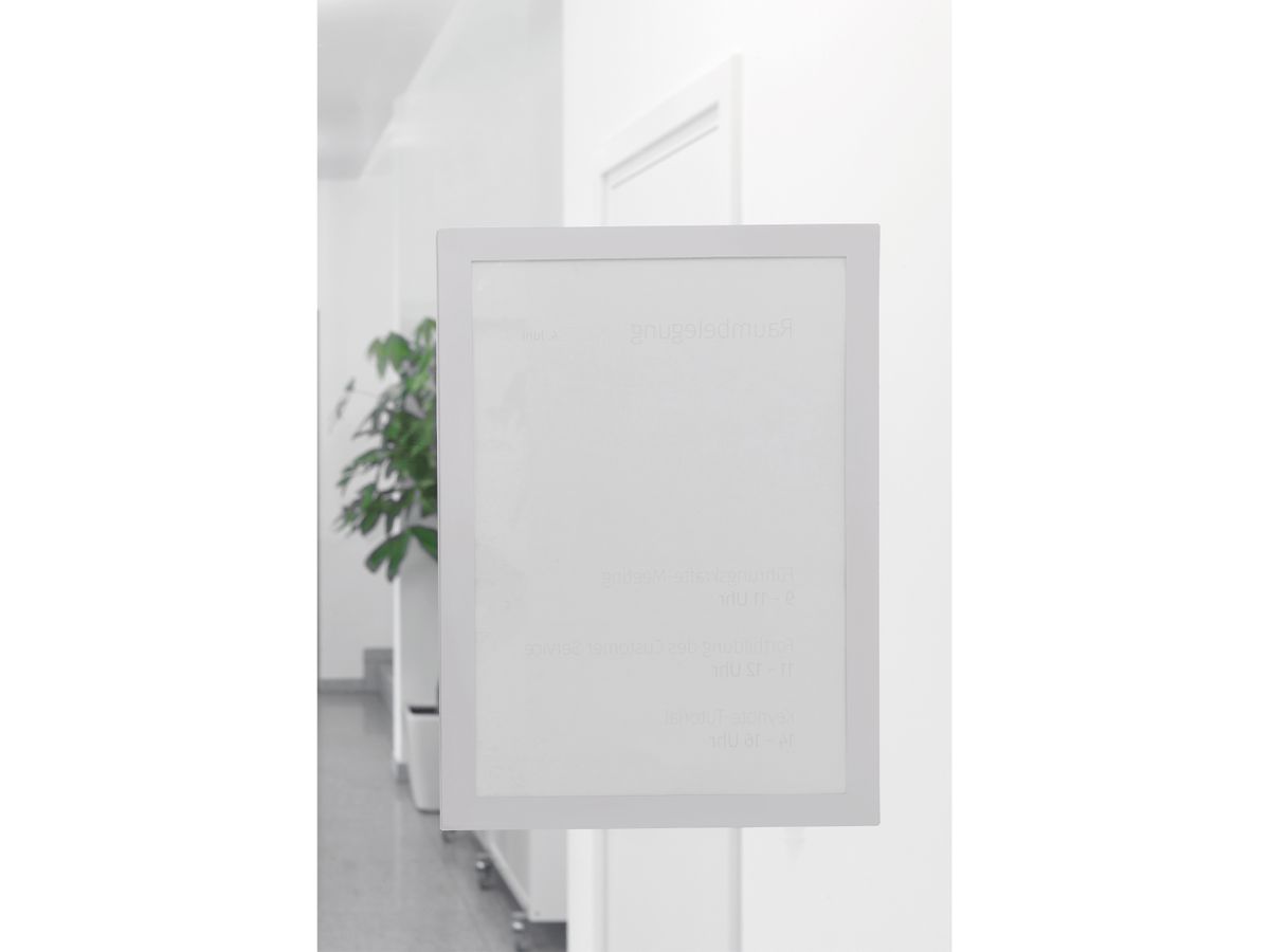 MAGNETOPLAN Cornice info. A3 1132032 autoadesivo, argento 2 pezzi (4013695065137)