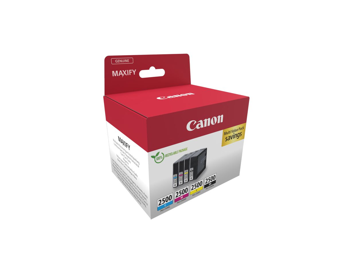 CANON Multipack encre BKCMY PGI-2500 MAXIFY MB5050/5350 57.9ml (8714574679044)