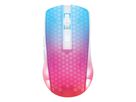 DELTACO Lightweight Mouse Wirel.RGB GAM-145-W Semi-Transparent, WM89,White (7333048058621)