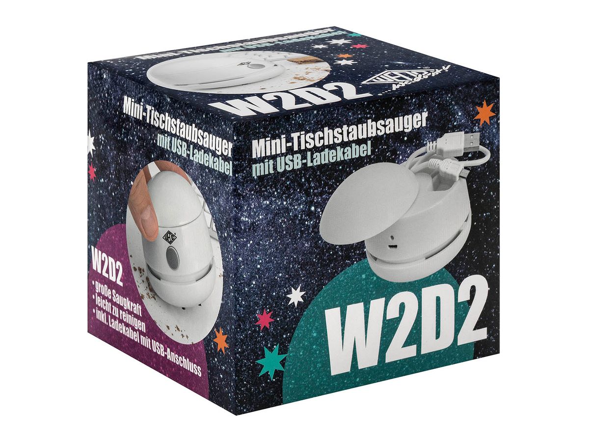 WEDO Mini-Tischstaubsauger W2D2 20520200 weiss (4003801865331)