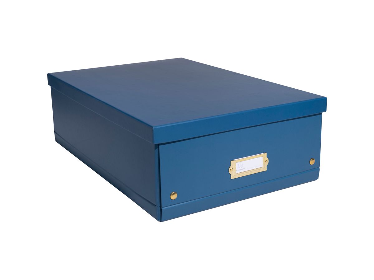 EXACOMPTA Aufbewahrungsbox Neo Deco A3+ 62452E blau 33x50x16cm (3130630624523)
