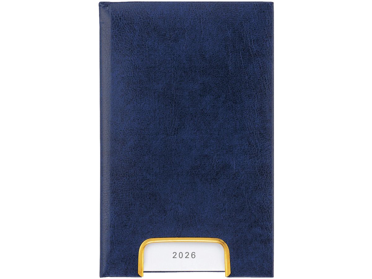 BIELLA Geschäftsagenda Disponent 2026 807401050026U 1T/1S blau ML 10.1x16cm (7611365523979)