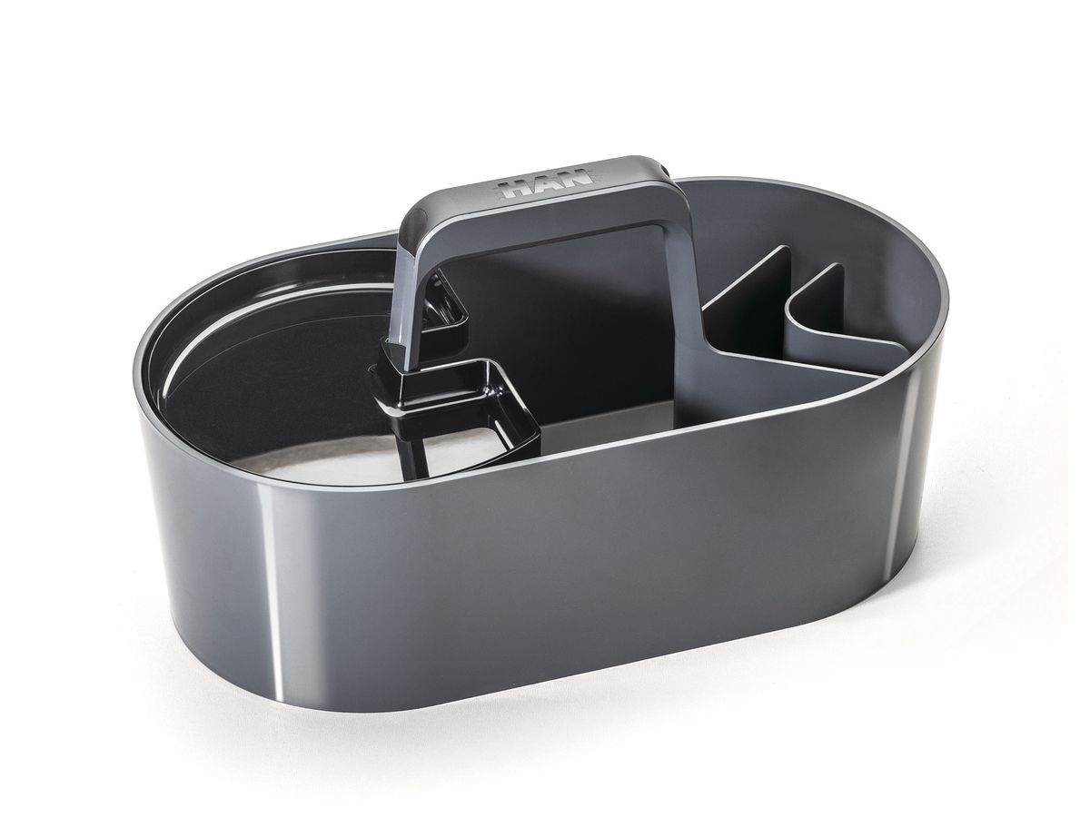 HAN Toolbox LOFT 12.25 mobil grau mit 4 Fächern (4012473120020)