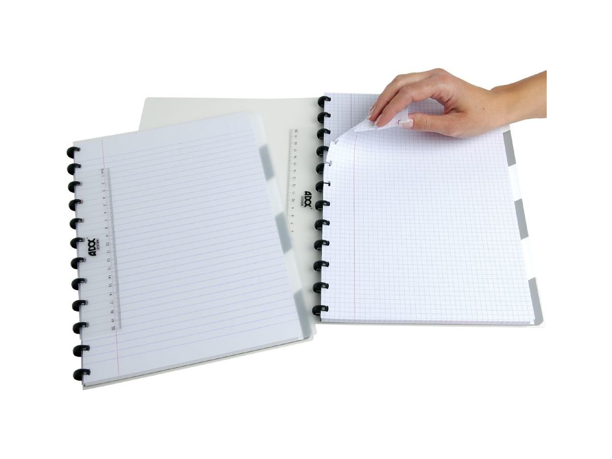 ADOC Quaderno A4 6538.150 quadrettato trasparente (5410733092015)