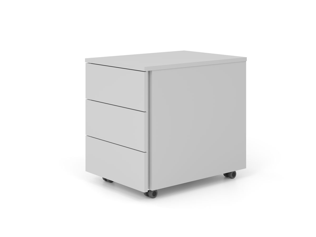 APOLLO Rollcontainer VLC30/5/5/GL grau, 3 Schubladen (4032062319918)