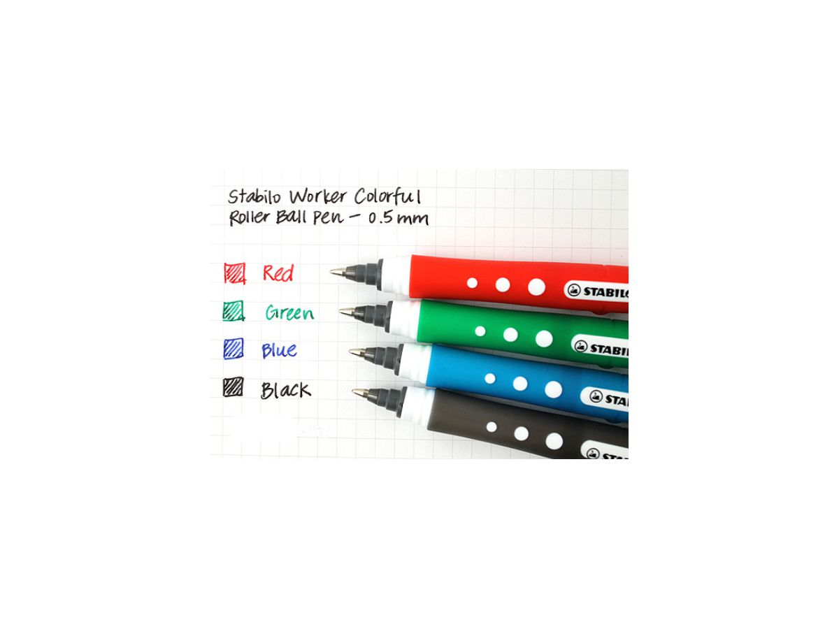 STABILO worker colorful roller 0.5mm 2019/41 bleu (4006381415514)
