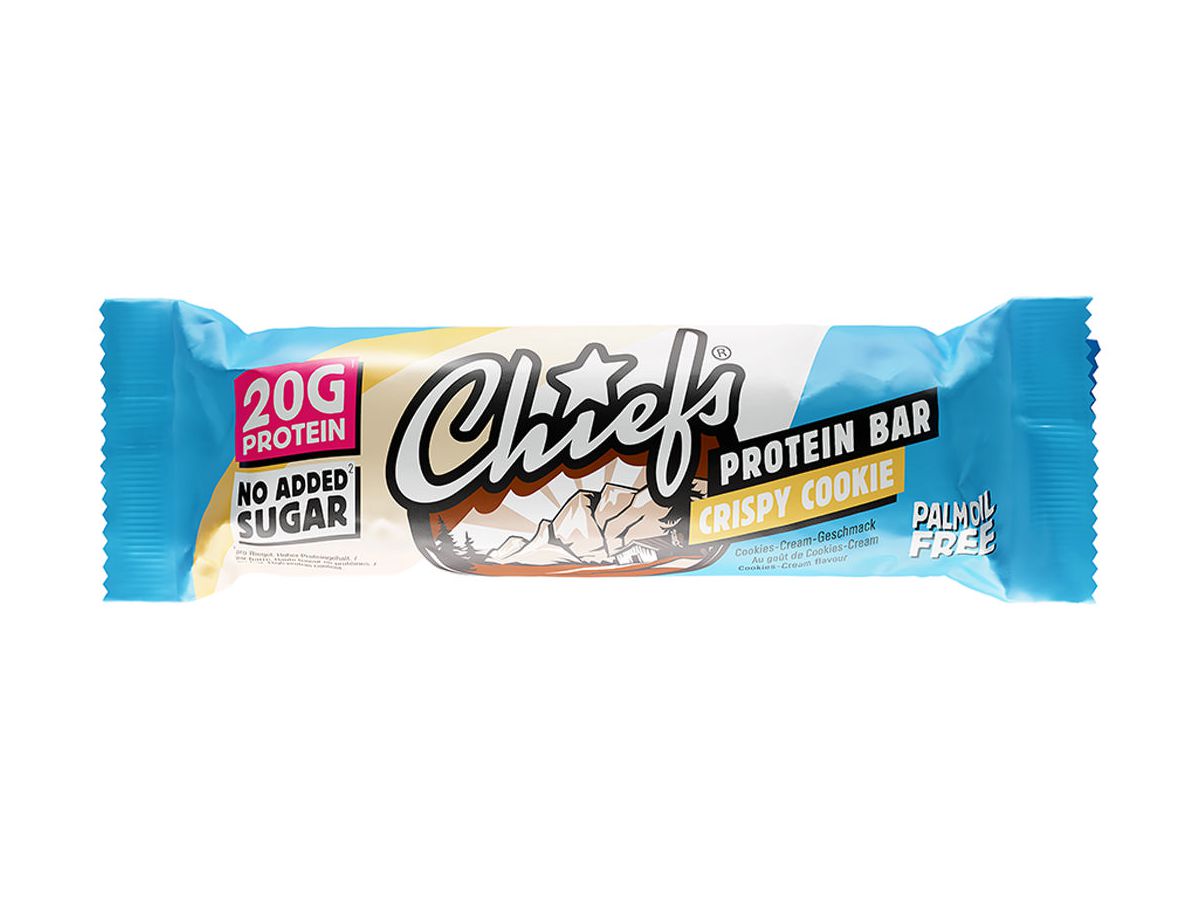 CHIEFS Protein Bar Crispy Cookie 5927 55g, 12 Stk. (7640151710071)