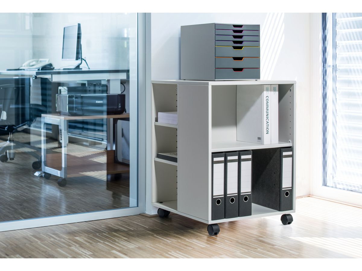 DURABLE Multifunktionswagen 311302 weiss, 53X59X72cm (4005546727639)