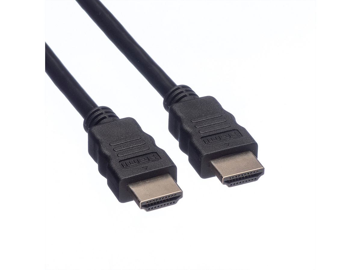 ROLINE HDMI High Speed Kabel, Eth. 11.04.5542 Black, ST/ST, 2160p, 3D 2m (7611990189991)