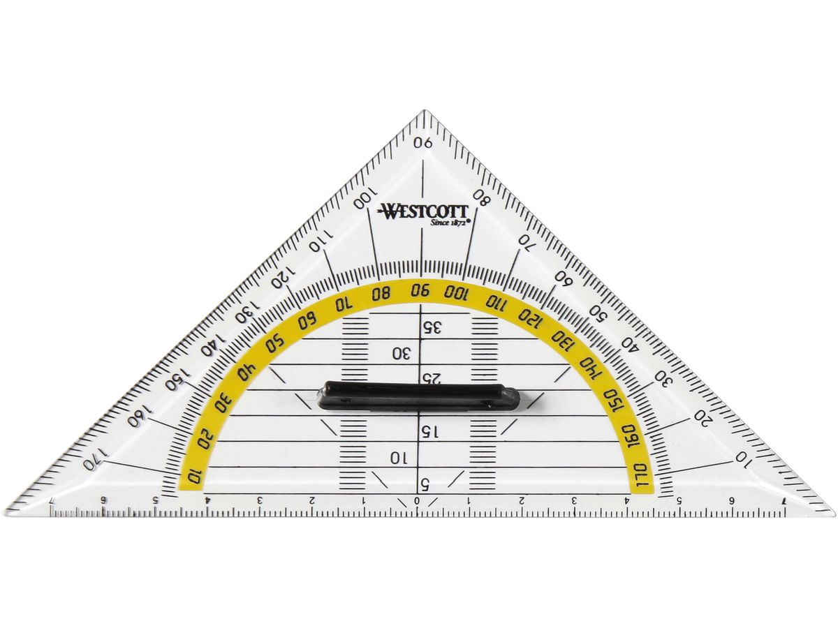 WESTCOTT Squadra 14cm E10133 BP manico mobile (4027521512207)