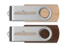 DISK2GO USB-Stick wood 8GB 30006668 USB 2.0 double pack (7640111167969)