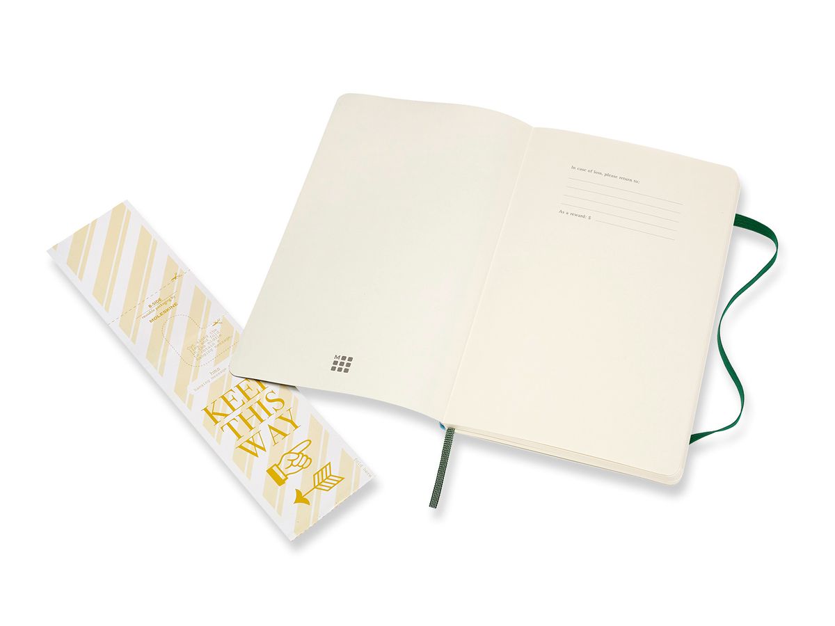 MOLESKINE Taccuino SC L/A5 600028 in bianco, verde, 240 pagine (8053853600028)