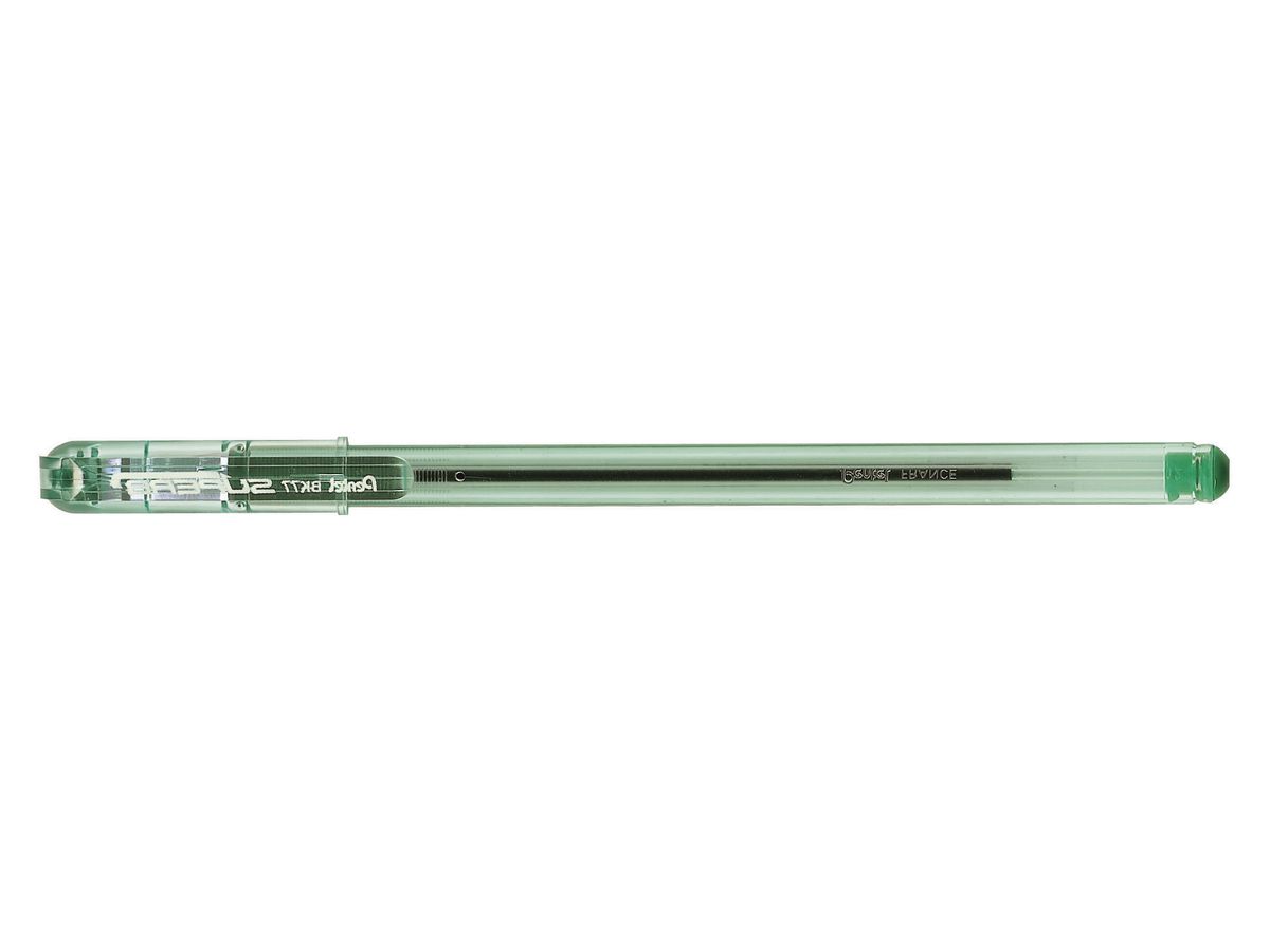 PENTEL Stylo à bille Superb 0.7mm BK77-D vert (3474370077042)