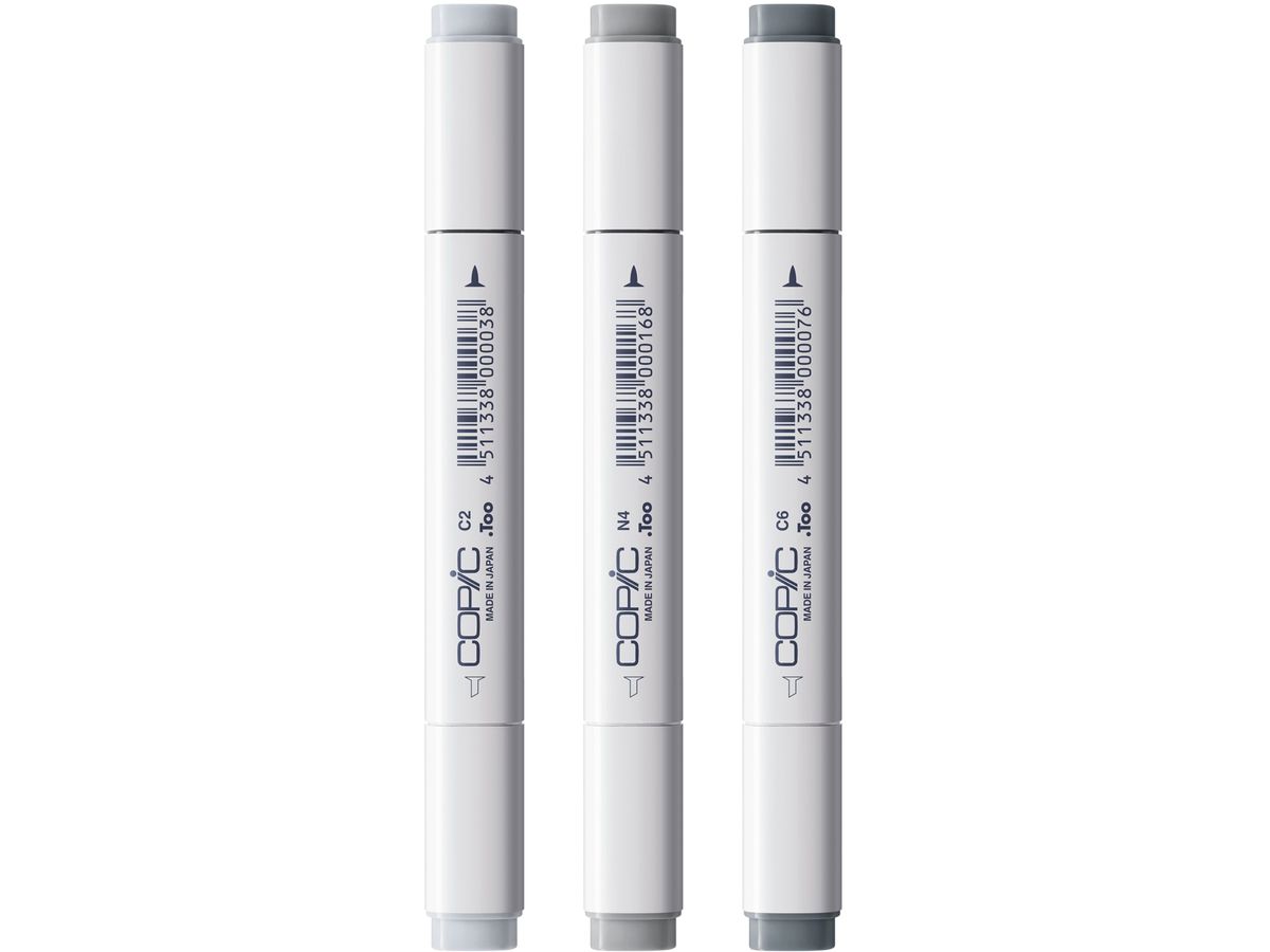 COPIC Marker Classic Designer 200750314 Steel structure tints 3 pièces (4013695268811)