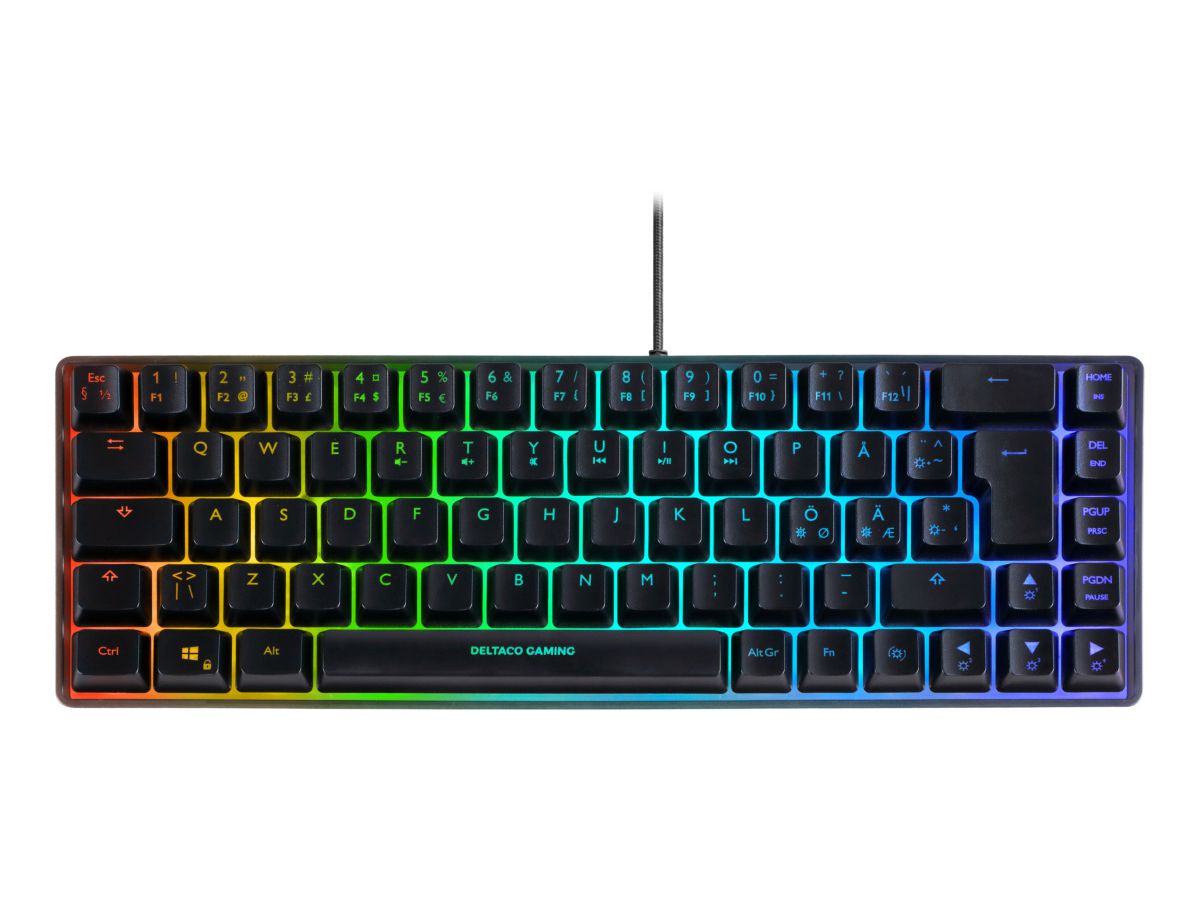 DELTACO TKL Gaming Keyboard membrane GAM-158-CH RGB CH-Layout (7333048064066)